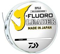Daiwa J-Fluoro Laisse en fluorocarbone - 9 kg - 91 m, Transparent