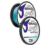 Daiwa Jb4u65-300ib, Braid x4 Fil tressé 274 m, 29,5 kg, 0,35 cm de diamètre, Bleu île Unisexe, 65 LB
