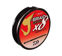 DAIWA JBGD8U8-300GL Fil tressé J-Braid X8, 274 m, testé pour 3,6 kg, diamètre de 0,12,7 cm, Gris Clair Unisexe, 8 lbs