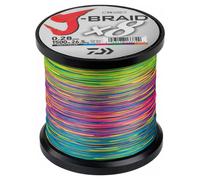 Daiwa Ligne de pêche tressée J-Braid X8 0,20 mm 13,0 kg 1500 m Multicolore