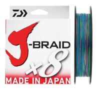 Daiwa Tresse J-Braid 8B – Multicolore 300 m Ø 0,10 mm