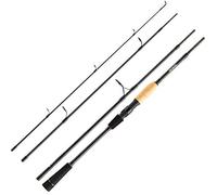 Daiwa Megaforce Travel Spin MFTS 40G, 2,4 mètres, 7,87ft, 10-40 grammes, 4 Pièces, Canne à Pêche, Canne Spinning de Voyage, Canne Carnassiers, 11898-240