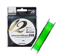 DAIWA Morethan 12 Braid EX+SI, 135 mètres, 0,18mm, 16.2/35,71lbs, Vert Citron, Fil de Pêche, Ligne Tressée Ronde, 12695018