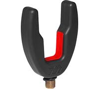 DAIWA N'Zon Dual Feeder Rod Rest, support pour cannes à pêche, 7,8x5,6x1cm, noir-rouge, 13406-000