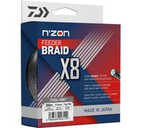 DAIWA N'ZON X8 BRAID, 300m, 0,12mm, 8.5kg / 18,74lbs, gris, Tresse, 12410-312