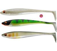Daiwa PROREX DUCKFIN SHAD SET - Ensemble de pêche à l'élastique, couleur:L'ensemble UV & NATURE pour toutes les situations, longueur cm:13,0