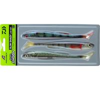 DAIWA Prorex Real Slim Shady Live Set, assortiment de poissons caoutchouc, 16cm, 15100-915