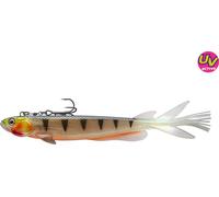 DAIWA Prorex V-Marley Pelagic Shad, 21,0cm, 80g, Taille Hameçon 1/0, Leurre Souple pour la Pêche, Natural UV Perch, 15227-006