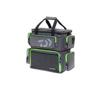 Daiwa Sac Accessoire 4 Boites - 45x42x25cm - L - 15808050 - Equipement pour la Peche Sportive, gris, Sportif