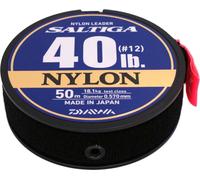 DAIWA SALTIGA NYLON LEADER, 50m, 0,57mm, 18.1kg / 39,9lbs, transparent, bas de ligne, 12957-557