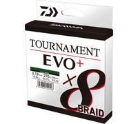 DAIWA Tournament x8 Braid EVO+, 900m, 0,12mm, 8.6kg / 18,96lbs, vert, tresse de pêche, 12760-212