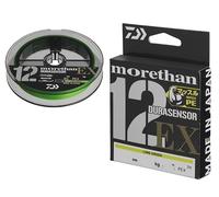 Daiwa Tresse 12 Brins Morethan 12 Ex - 150m - D.0.10mm - R.7.3kg - Lime Green - 12248110