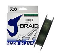 Daiwa Tresse 4 Brins J-Braid X4-270m - PE.3 - D.0.25mm - R.14.4kg-32lb - Verte - 12741125