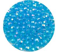 Daiyifiy Lot de 1 000 perles rondes à facettes en acrylique transparent de 6 mm pour la fabrication de bijoux, bracelets, colliers, boucles d'oreilles, vent (bleu lac, AB)