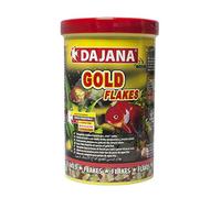 Dajana Gold Flakes - Aliment complet en flocons pour poissons queue de voile et poissons rouges 500 ml