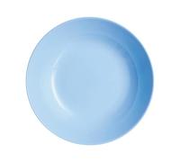 Dajar Lumarc Assiette Creuse en Verre trempé Diwali Bleu Clair 20 cm