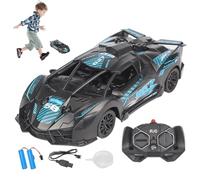 DAJASD Lamborghini Aventador, Voiture Télécommandée, Lamborghini Veneno 2.4GHz avec Fonction Spray, 2 Batterie Rechargeable, Jeux Intérieur Extérieur Jouet Garçon Fille(Bleu)