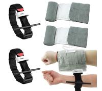 DAJASD Pansement Israelien Compressif, 2 Pièces 6 in Garrot Tourniquet, Pansement Compressif, Hemostatique Urgence, Bandage Hémostatique, Pour Sports De Plein Air Camping Randonnée Escalade