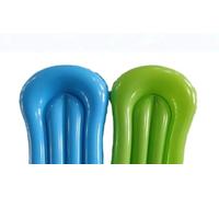 DAJASD Toboggan aquatique gonflable de 6,1 x 1,4 m avec 2 bodyboards, double toboggan aquatique avec arroseur intégré, bleu + vert