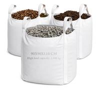 DAJAVE Big Bag Big Pack Sacs pour déchets de construction 90 x 90 x 110 cm 1500 kg (90 x 90 x 90 cm)