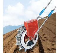 DAJIAYIQI Semoir de Jardin en Rangs, semoir Manuel sans Roues arrière, semoir à Pousser pour semer du soja, des arachides, des Haricots Mungo, du Tournesol(5 Nozzles)