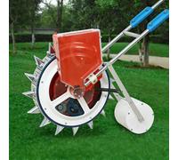 DAJIAYIQI Semoir portatif, semoir à Rouleau Manuel, planteuse Manuelle sur Pied pour terrains en Pente et Champs de maïs(8 Nozzles)