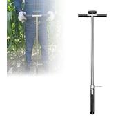 DAJIAYIQI Sonde d'échantillonnage de Sol en Acier Inoxydable avec poignée en T - Kit d'analyse de Sol pour Plantes, Jardin, pelouse et Exploitation agricole(1Pcs,39.4in)