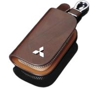 DAJINGFEI Étui Porte Clés Voiture pour Mitsubishi Outlander III 2010-2022, Étui de Protection pour Clé de Voiture Pochette Voiture Protection Clef Porte Clef Portable,A