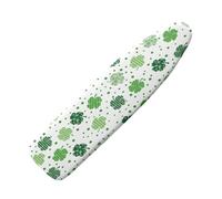 Dajingkj Housse de table à repasser à fleurs vertes pour centrale vapeur - Grandes housses de table à repasser uniques - 150 x 50 cm avec bord élastique - Antidérapantes - Fermeture Velcro - Lavable -