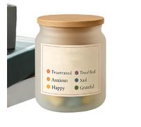 Dajiopao Pot à Versets Bibliques,Fournitures De Prière Avec Écritures,Pot De Prière Avec Versets Bibliques - Pour Chrétiennes Église Bureau Maison Salon Chambre Table De Chevet Étude