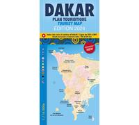 Dakar plan touristique - Plan touristique, Echelle 1 : 16 000 - Collectif - Laure Kane - Atlas / carte