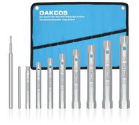 DAKCOS 10PCS clé pipe clés tubulaires jeu de 8 cle a tube bougie avec tommy bar pour lavabo, cle 6, 7, 8, 9,10,11, 12,13,14,15,16,17,18,19, 20, 22 mm