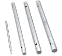 DAKCOS 4PCS jeu de clé à pipe cle tube clés à bougie cle robinet avec tommy bar, 8-9 10-11 12-13mm jeu de clés métriques