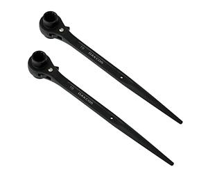 DAKCOS chafaudage 2 pièces 19/22 mm Cliquet d'échafaudage réversible droite/gauche Cliquet d'échafaudage en CR-V