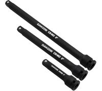 DAKCOS Clé à choc Rallonges de clé à douille 3 pc Jeu de rallonges de force entraînement 3/8" CR-MO