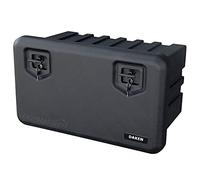 Daken A130 Boîte de rangement, en plastique, pour camion, 858 x 522 x 500 mm, 134 l, caisse à poussière, à timon