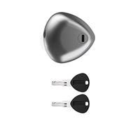 DAKEN Black Stone Slam Simple - 1 Serrure Antivol Solide pour Véhicules Utilitaires, Verrouillage Automatique, Acier Inoxydable