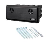 Daken Just 750 Boîte de rangement, en plastique, empilable, pour camion, remorque, camionnette, verrouillable, 750 x 350 x 450 mm, pour camion, remorque, camionnette, verrouillable