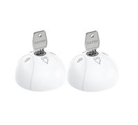 DAKEN Saturn GO Double-Set avec 2 antivols fixes , blanc
