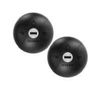 DAKEN Saturn GO-Lot de 2 Serrures Antivols Fixes,Verrouillage Manuel,Zamak,Noir