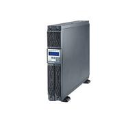 DAKER DK Plus 3000 - Onduleur (montable sur rack / externe) - CA 230 V - 2700 watt - 3000 VA - monophasé - 9 Ah - RS-232, USB - 2U - 19"