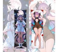 Dakimakura Comic 40x120cm Taie d'oreiller imprimée Double Face Waifu Body Taie d'oreiller