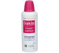DAKIN - Antiseptique Peau, muqueuses, plaies Solution pour application locale Flacon 250ml Solution(S) 250 ml