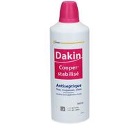 DAKIN - Antiseptique Peau, muqueuses, plaies Solution pour application locale Flacon 500ml Solution(S) 500 ml