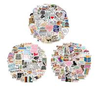 DAKLOP 150 Pcs stickers, Stickers Vintage Imperméables, Autocollants Scrapbooking, Adhésif pour DIY Scrapbook Journal Cahier Album Photo Bricolage Travaux Manuel Artisanat, Multicolore, Vintage