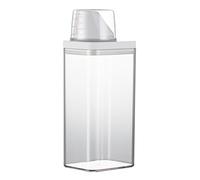 DAKLUNAR Boîte de rangement de lessive 1500 ml - Boîte de rangement pour lessive - Aide au dosage de la lessive - Boîte de dosage de poudre à lessive - Distributeur de lessive