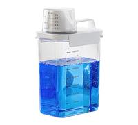 DAKLUNAR Boîte de rangement de lessive 1800 ml - Boîte de rangement pour poudre à lessive - Distributeur de lessive avec poignée et graduation