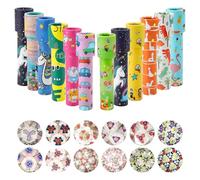 DAKLUNAR Lot de 12 kaléidoscopes classiques pour enfants - Vintage rétro - Jouet éducatif pour garçons et filles - Pour anniversaire d'enfant, Nouvel An, Noël (couleurs aléatoires)