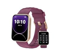Dakofied Montre Connectée Homme Femme avec Appel Bluetooth Podometre Cardiofrequencemetre Oxymetre Montre Sport Etanche IP68 Cycle Menstruel Suivi Sommeil Calories Notification (Violet)