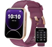 Dakofied Montre Connectée Homme Femme Avec Appel Bluetooth Podometre Cardiofrequencemetre Oxymetre Montre Sport Etanche Ip68 Cycle Menstruel Suivi Sommeil Calories Notification Pour Android Ios Noir